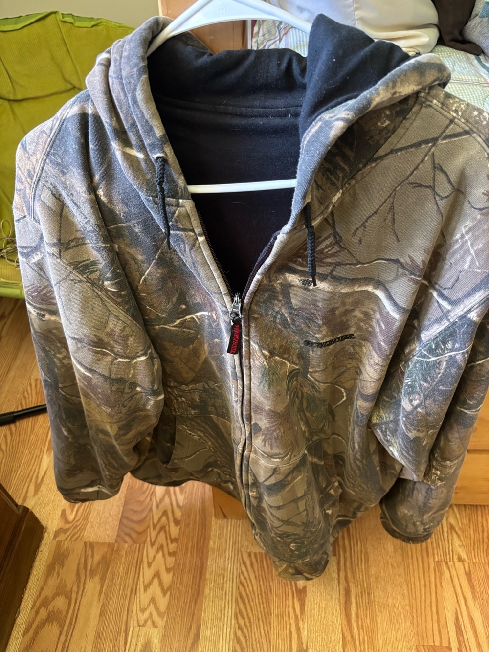 Men's Camo Zip-Up Field Jacket - Brown/Green